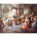 宮廷.古典人物系列-宮廷人物(二) 尺寸可訂製-y14284 油畫- 油畫人物系列